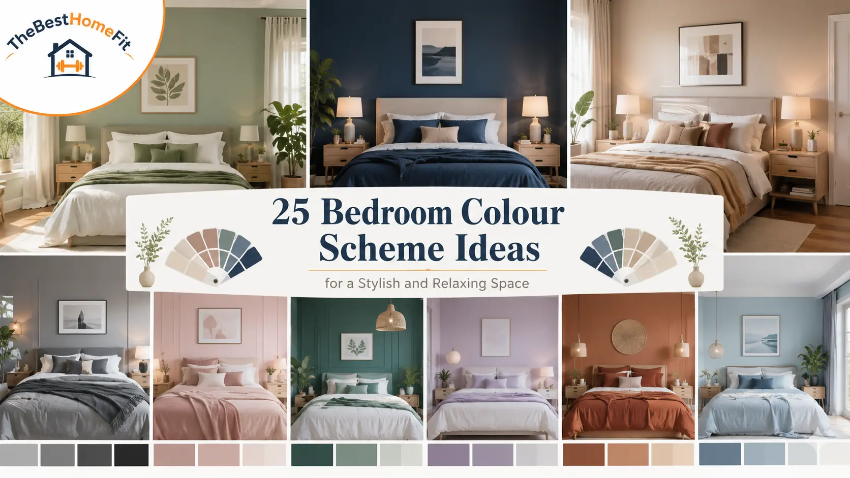 25 Bedroom Colour Scheme Ideas for a Stylish and Relaxing Space