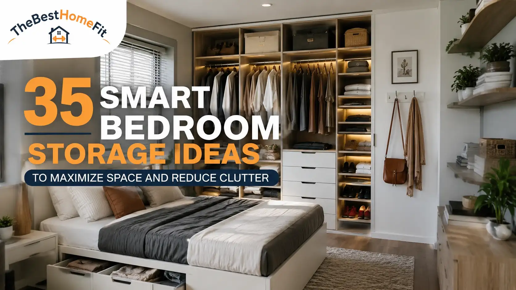 35 Smart Bedroom Storage Ideas