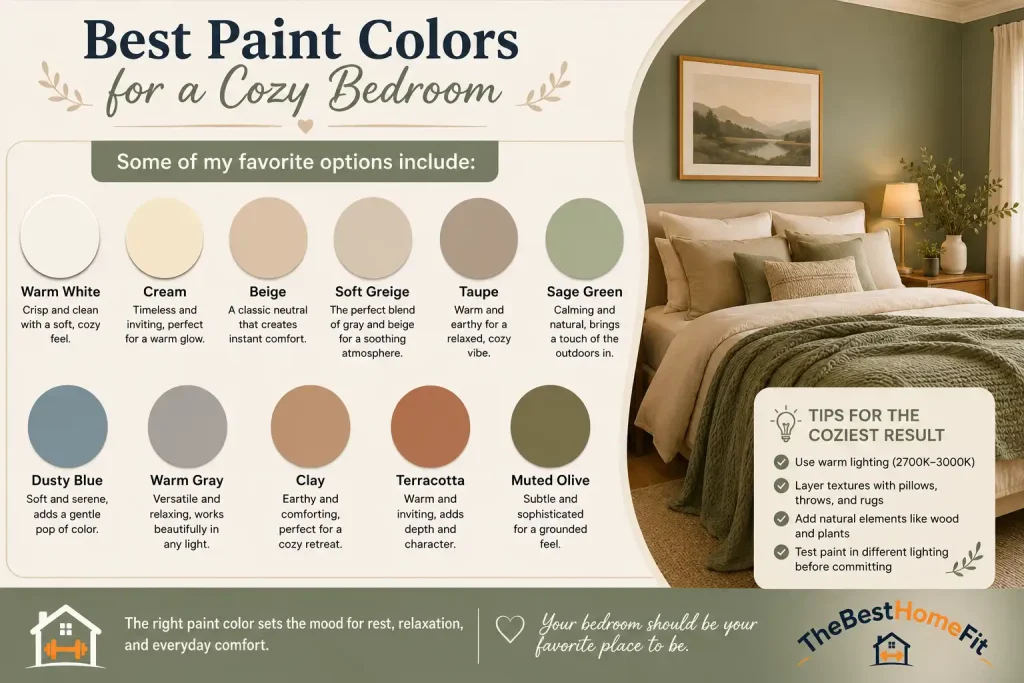 Best paint colors for your bedroom