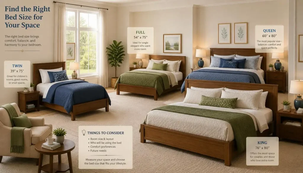 Choose the Right Bed Size for the Room
