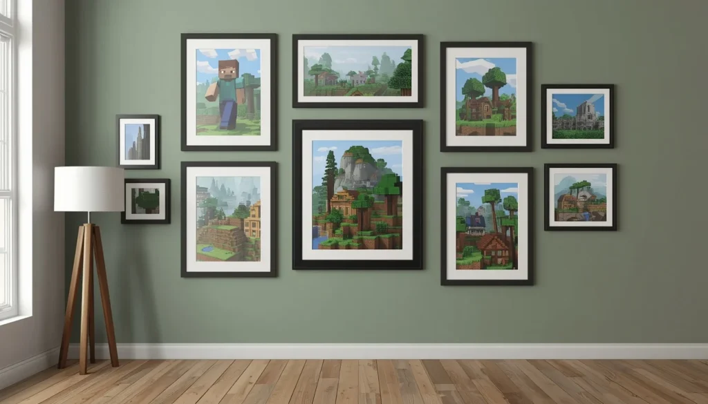 Create a Minecraft Gallery Wall