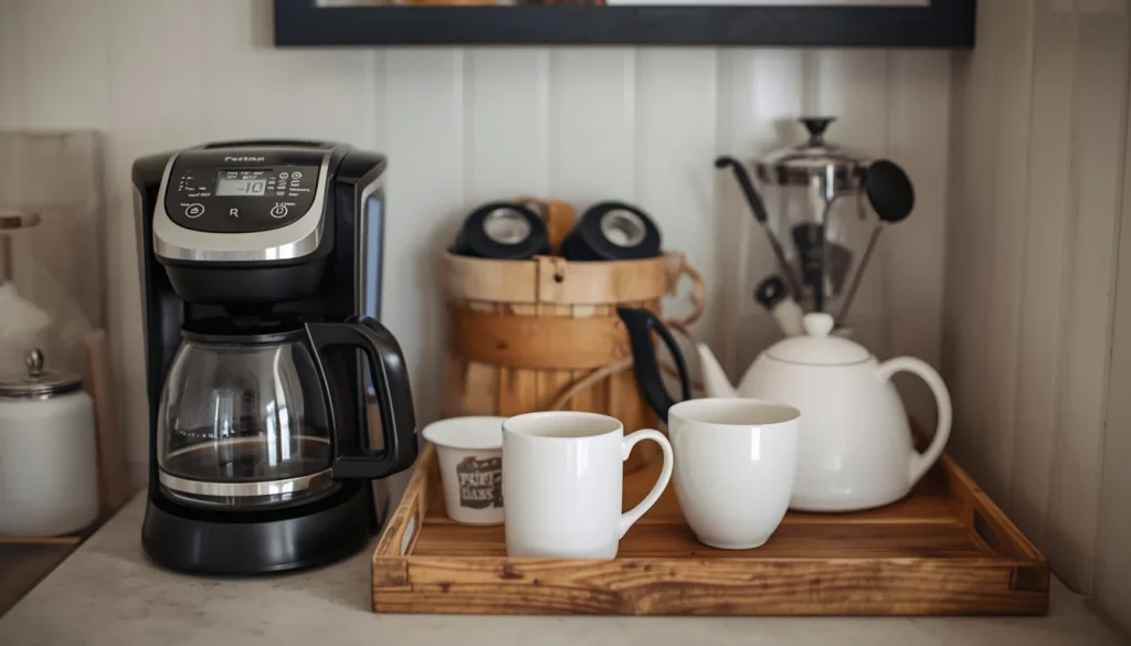 Create a Mini Coffee or Tea Station