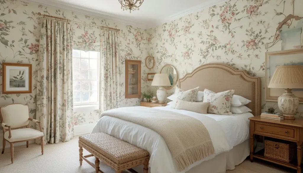 Floral Curtains for Cottage Charm