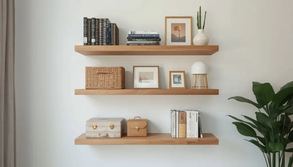 Install Floating Shelves