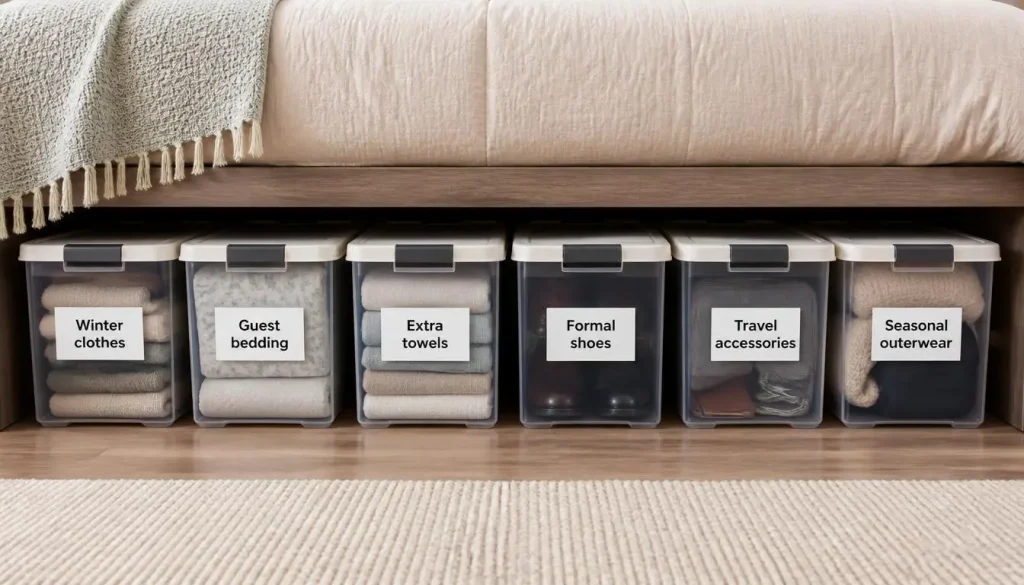 Label Every Under-Bed Container