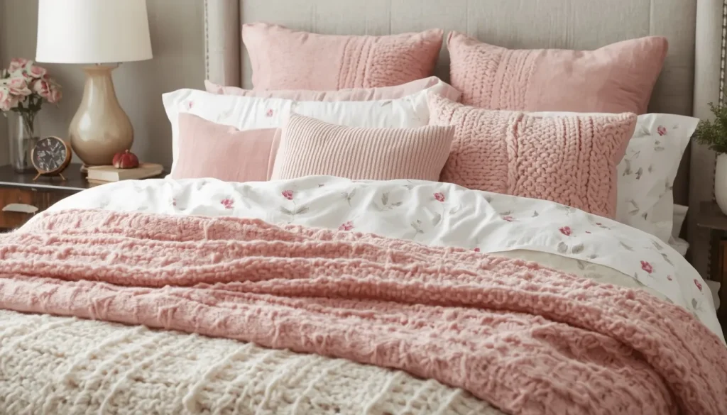 Layer the Bedding for a Cozy Look