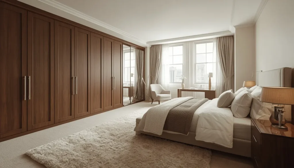 Master Bedroom With Built-In Wardrobes
