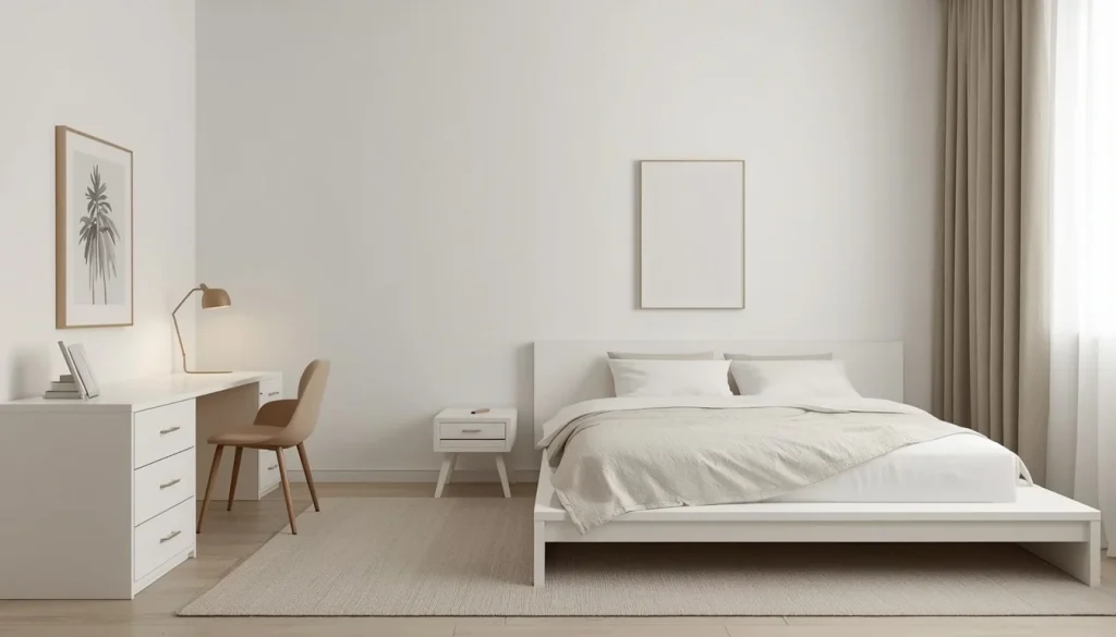 Modern Minimalist Teen Bedroom