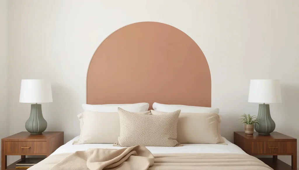 Paint an Arch Behind the Bed