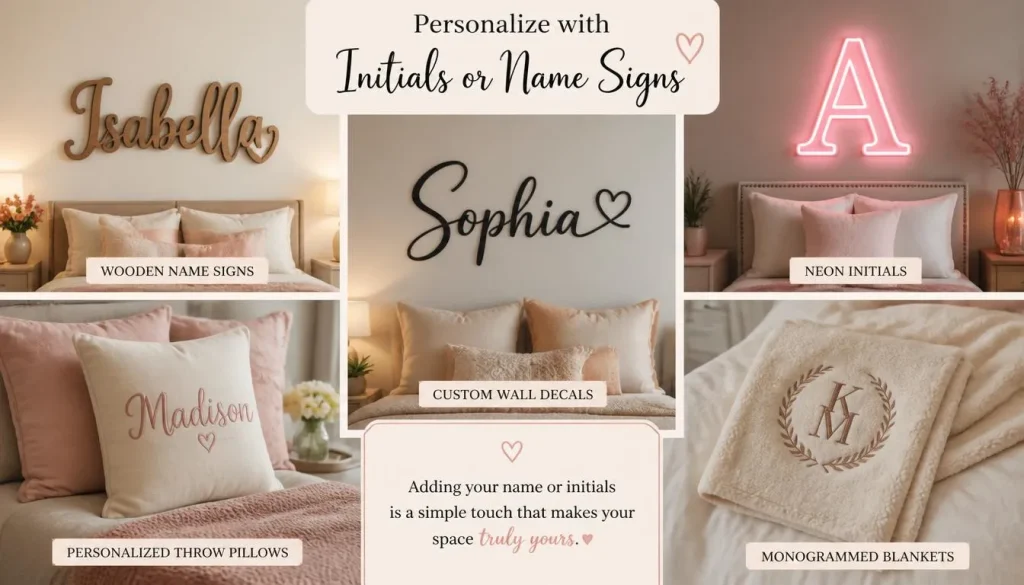Personalize with Initials or Name Sign