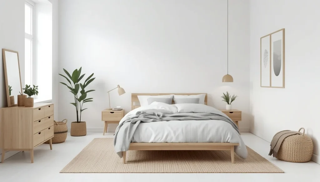 Scandinavian Minimalist Bedroom