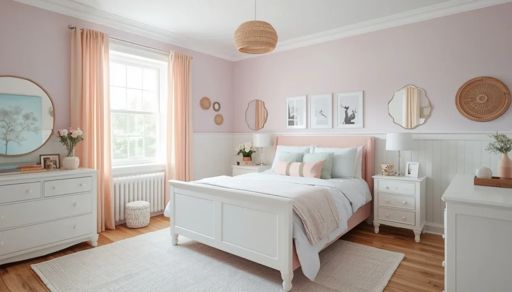 Soft Pastel Bedroom