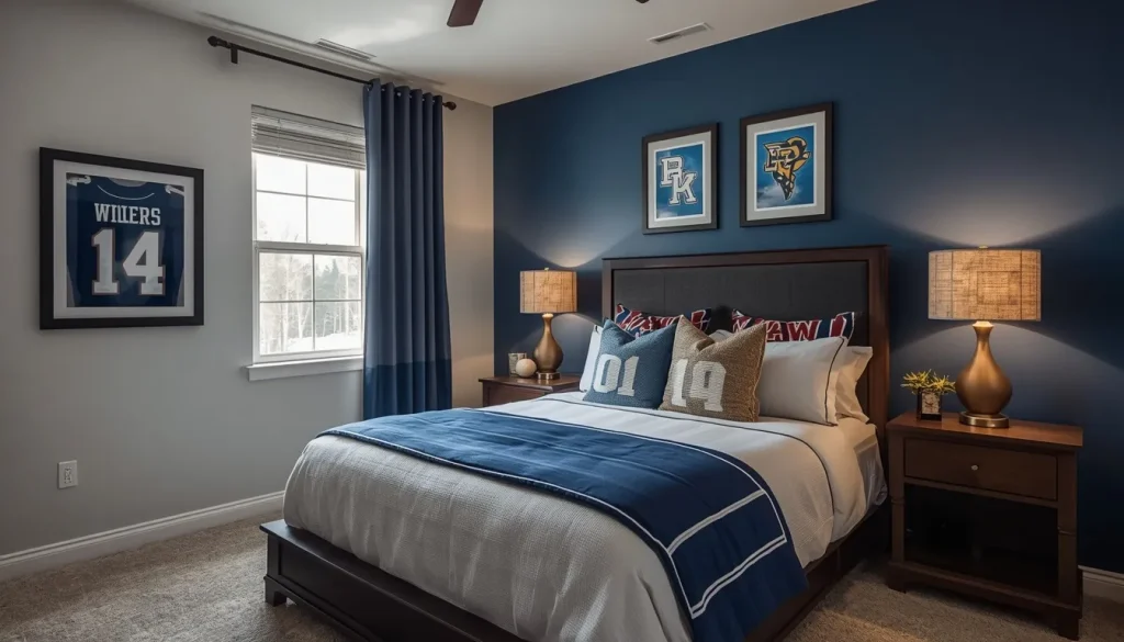 Sports-Themed Bedroom