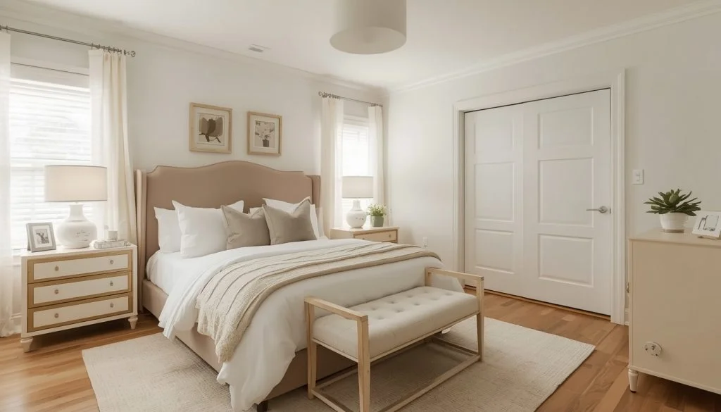 Try a Clean Girl or Vanilla Girl Bedroom