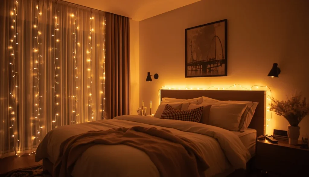 Use Fairy Lights for Warm Ambiance