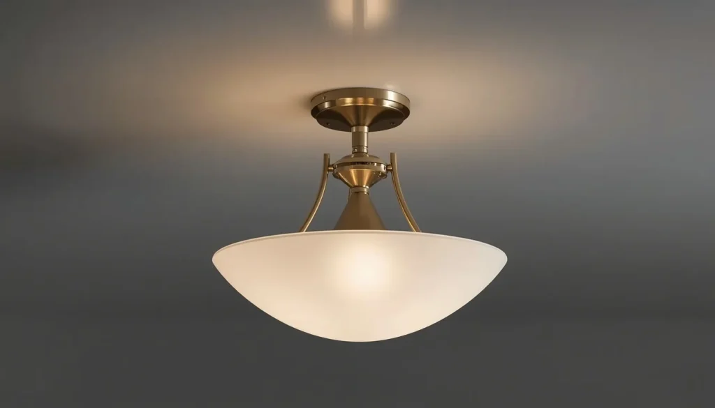 Use a Semi-Flush Ceiling Fixture
