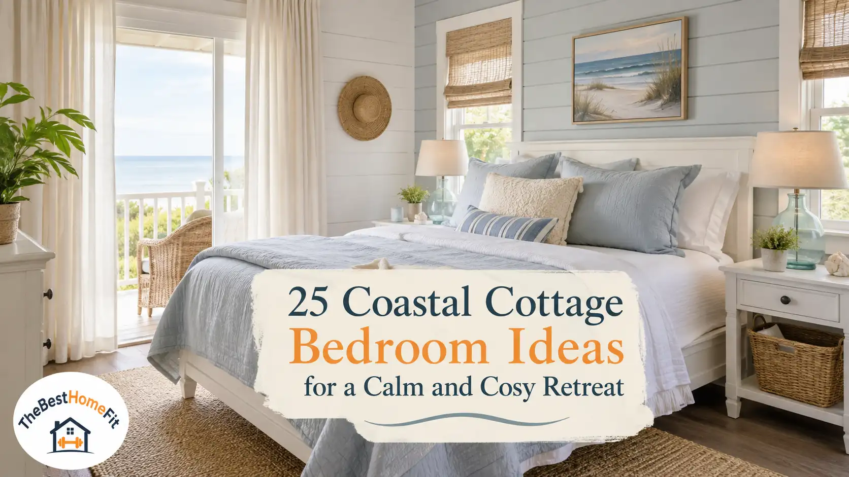 25 Coastal Cottage Bedroom Ideas for a Calm and Cosy Retreat