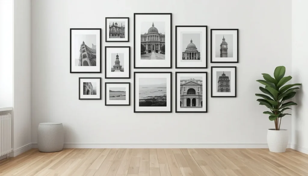 Black-and-White Gallery Wall