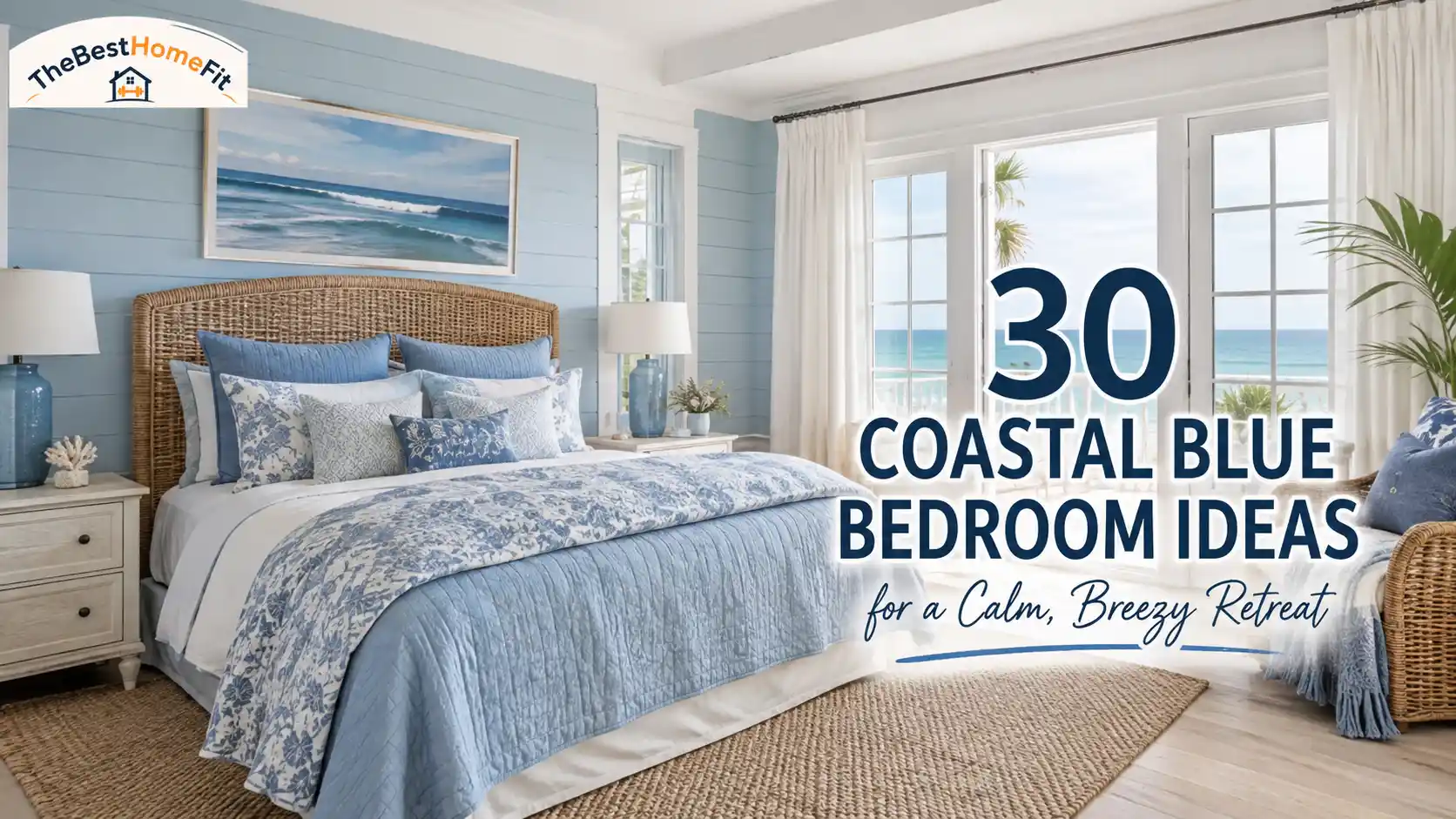 Coastal Blue Bedroom Ideas