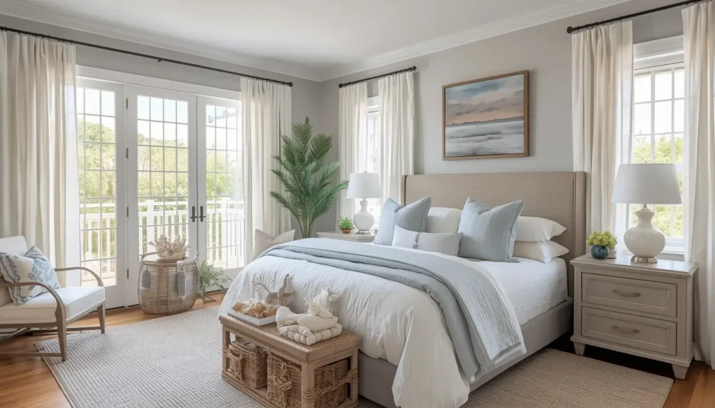 Coastal Chic Bed and Bedding Ideas