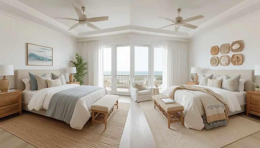 Coastal vs. Beach-Themed Bedroom