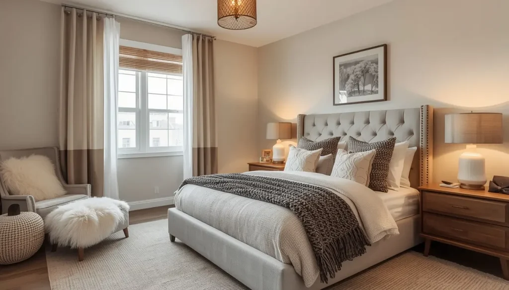 Cozy Neutral Bedroom
