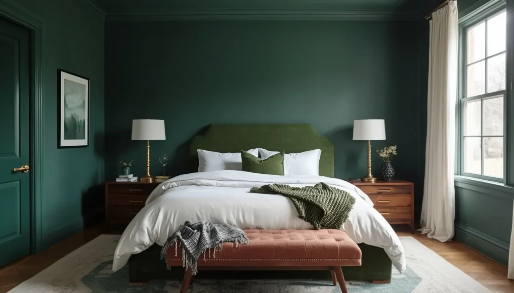 Forest Green Bedroom Ideas