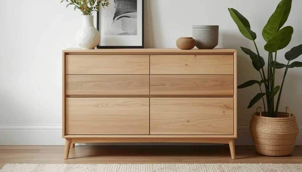 Light Wood Chest of Drawers