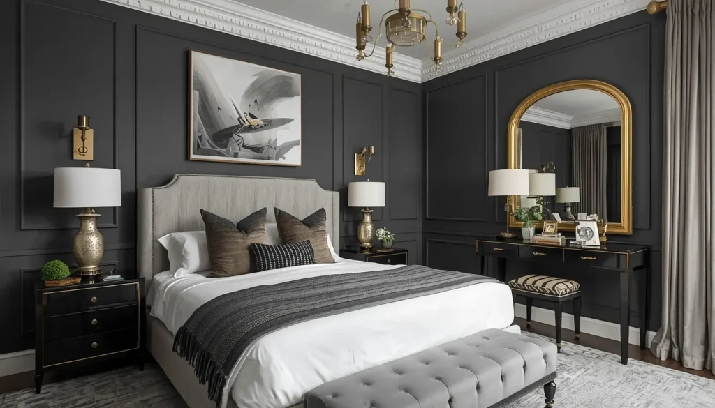 Luxury Gray Bedroom