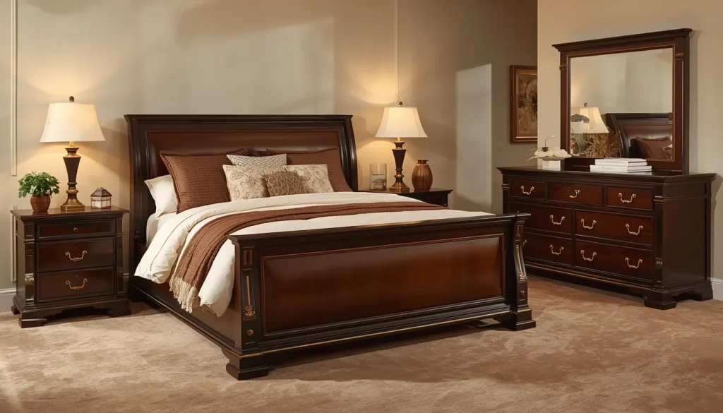 Marriage Bedroom Ideas With Dark Brown Furniture
