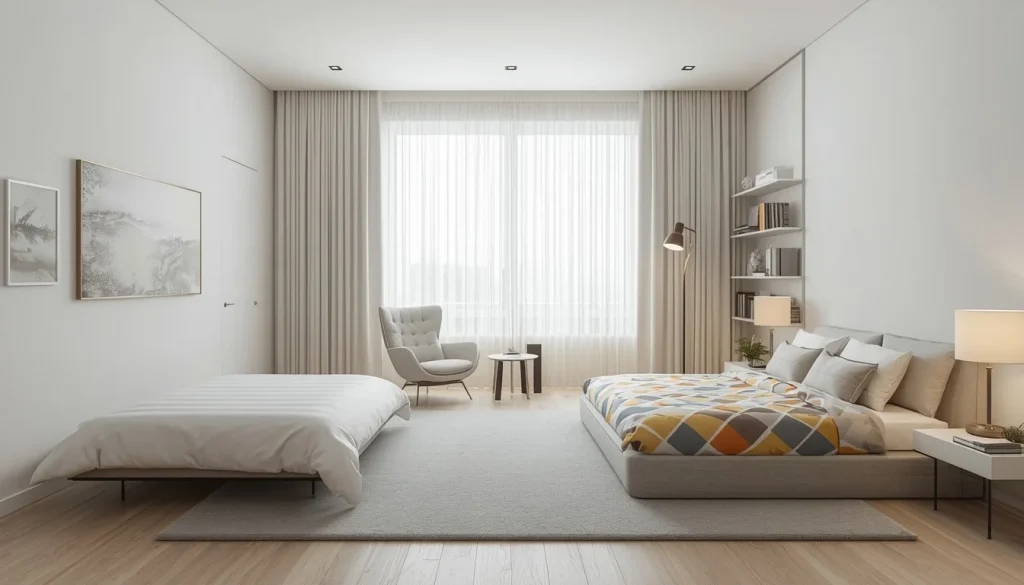 Minimalist vs. Modern Bedroom