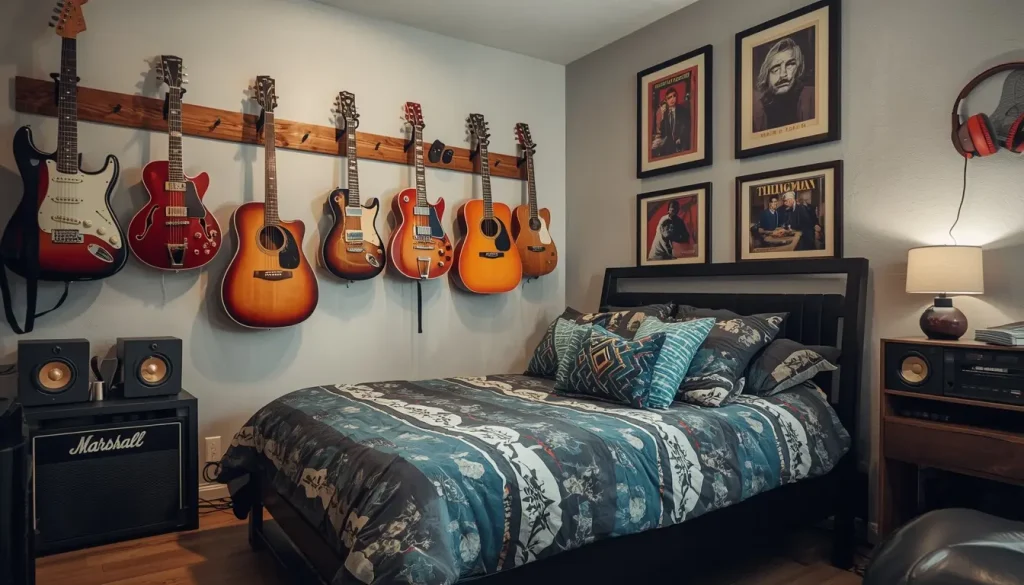 Music-Themed Bedroom