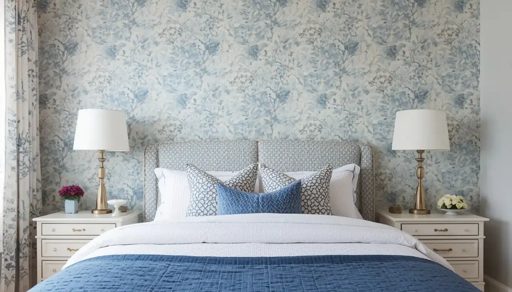 Patterned Wallpaper as a Focal Point