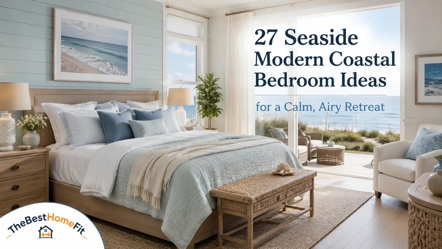 Seaside Modern Coastal Bedroom Ideas