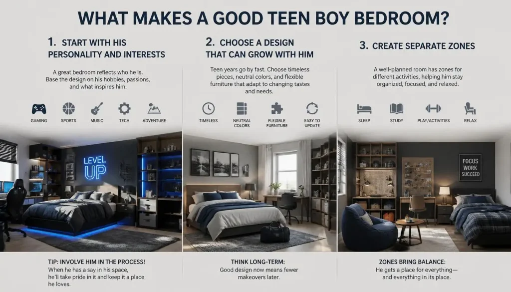 What Makes a Good Teen Boy Bedroom