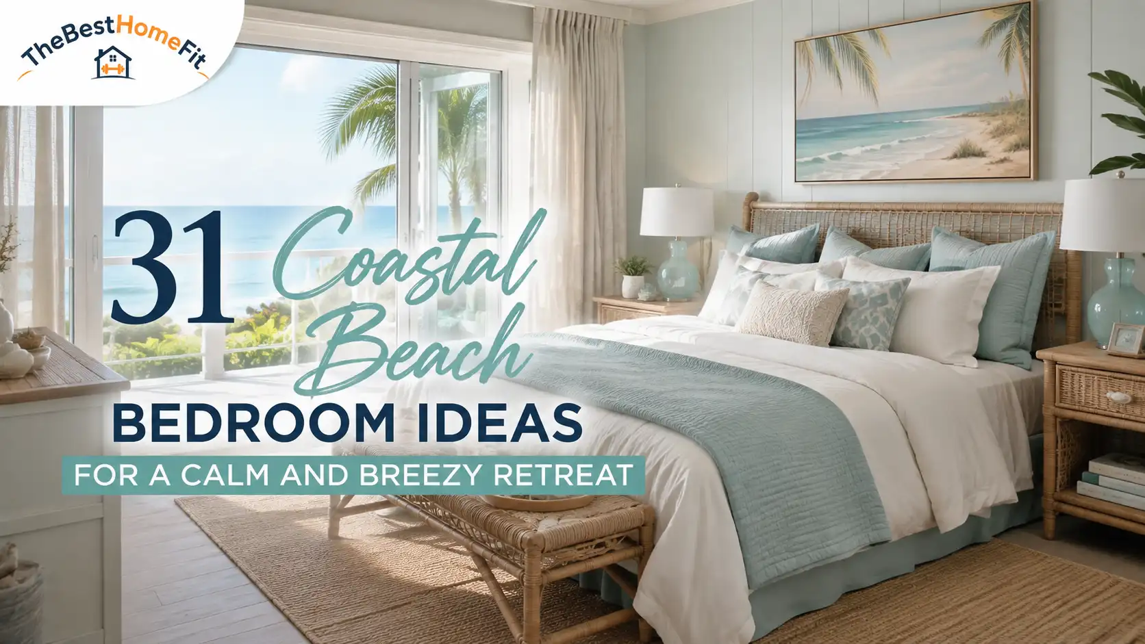 31 Coastal Beach Bedroom Ideas for a Calm and Breezy Retreat