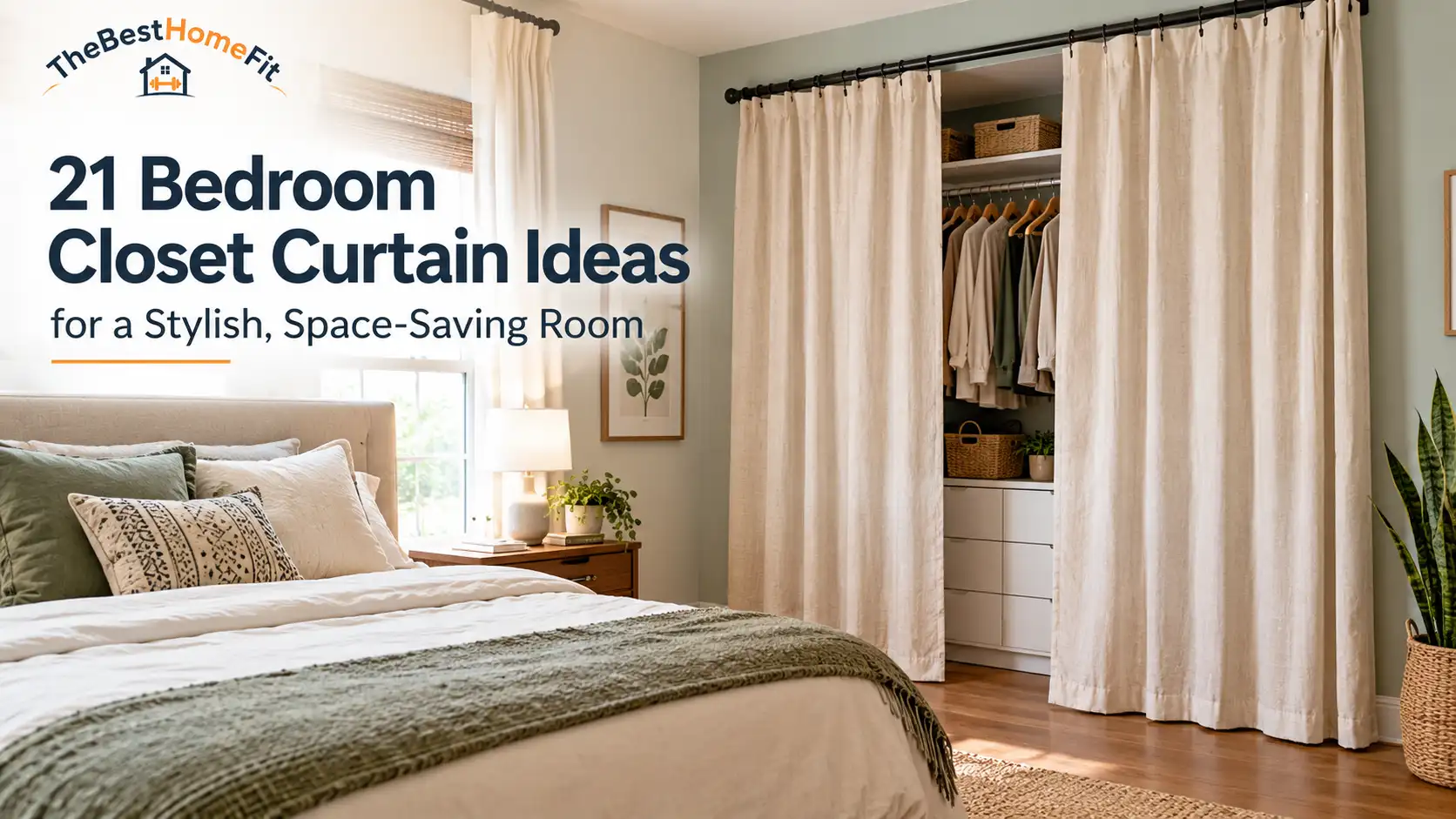 21 Bedroom Closet Curtain Ideas