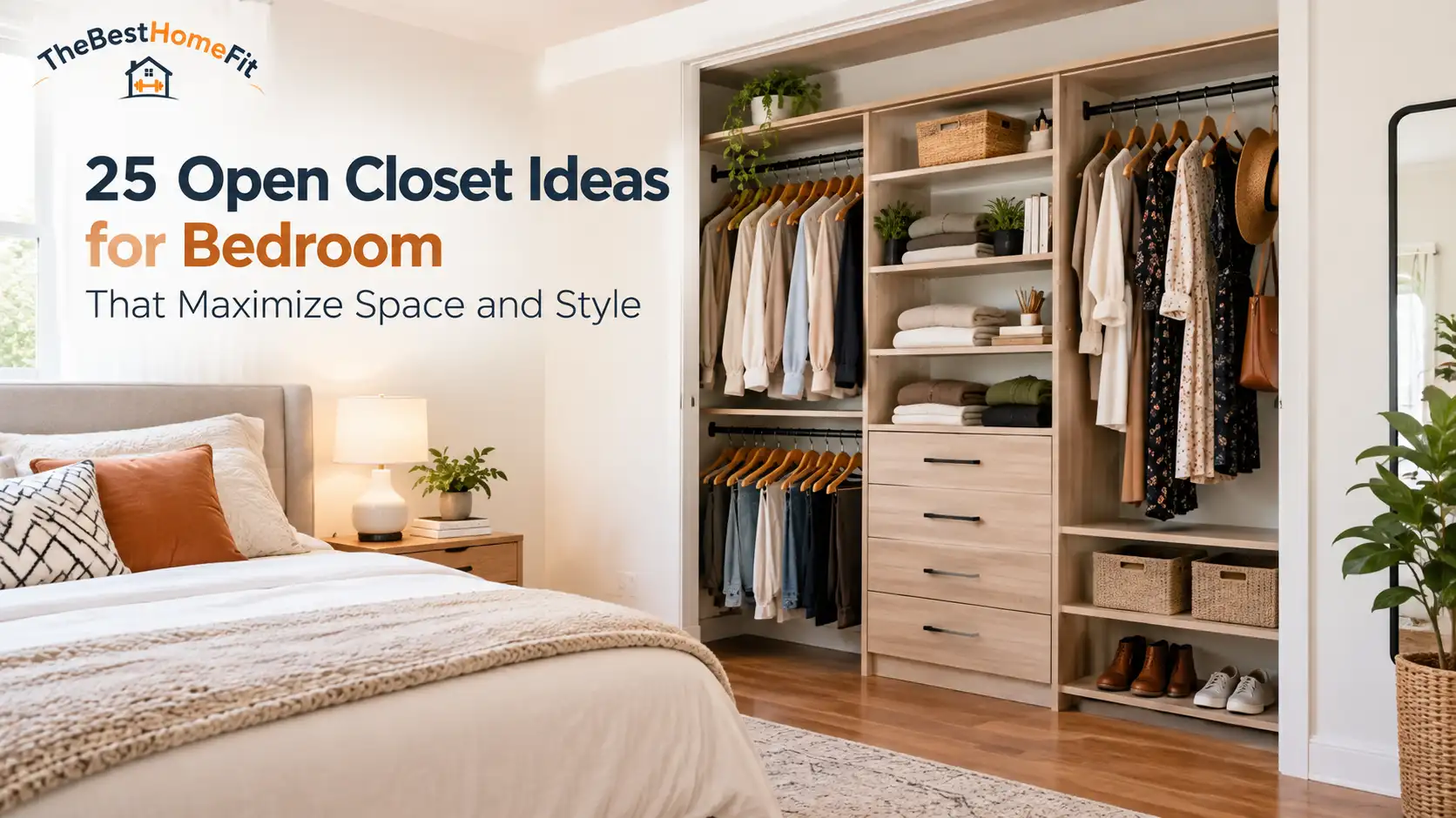 25 Open Closet Ideas for Bedroom