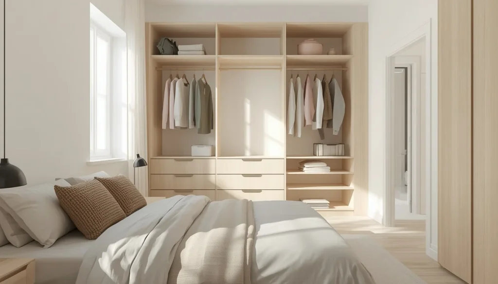 Bedroom Without Closet Ideas for Small Spaces