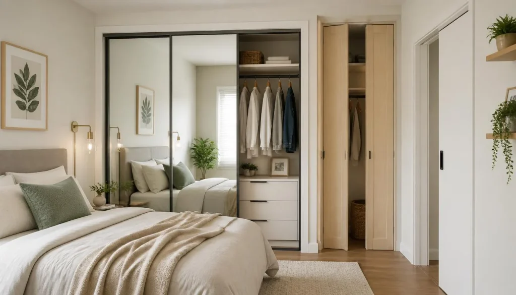 Best Closet Door Ideas for Small Bedrooms