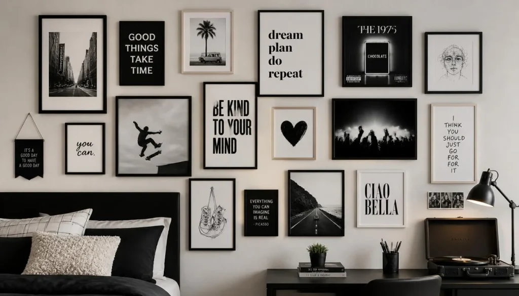 Black and White Gallery Wall