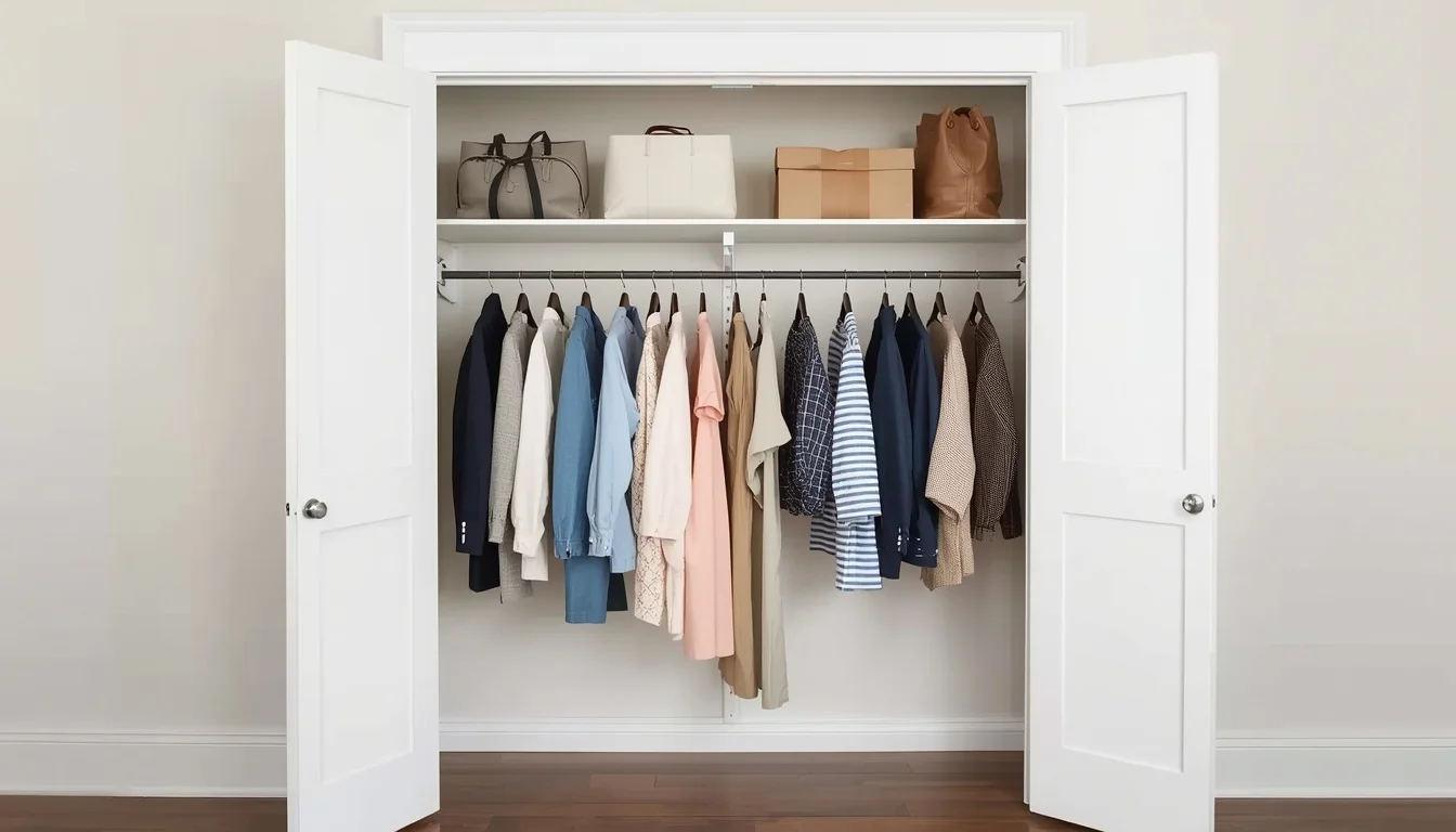 Build a Simple Wall-Mounted Open Closet