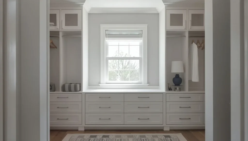Build an Open Closet Around a Window