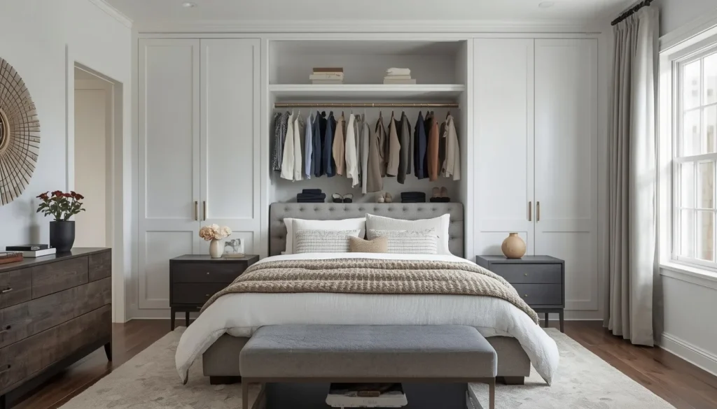 Build the Closet Behind the Bed
