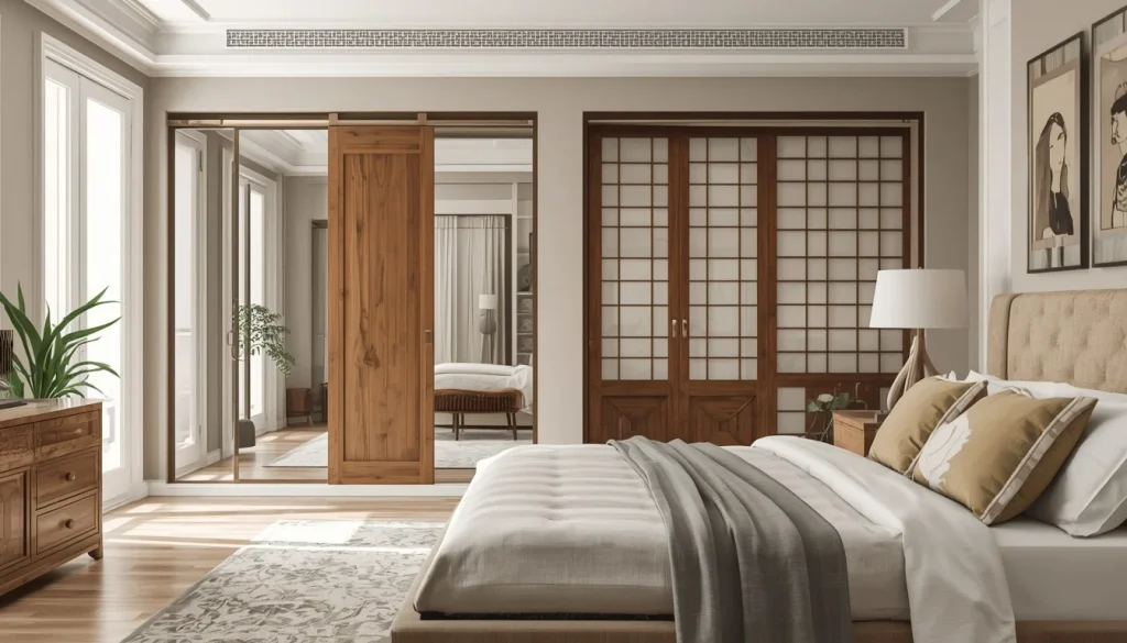 Closet Door Alternatives for Bedrooms