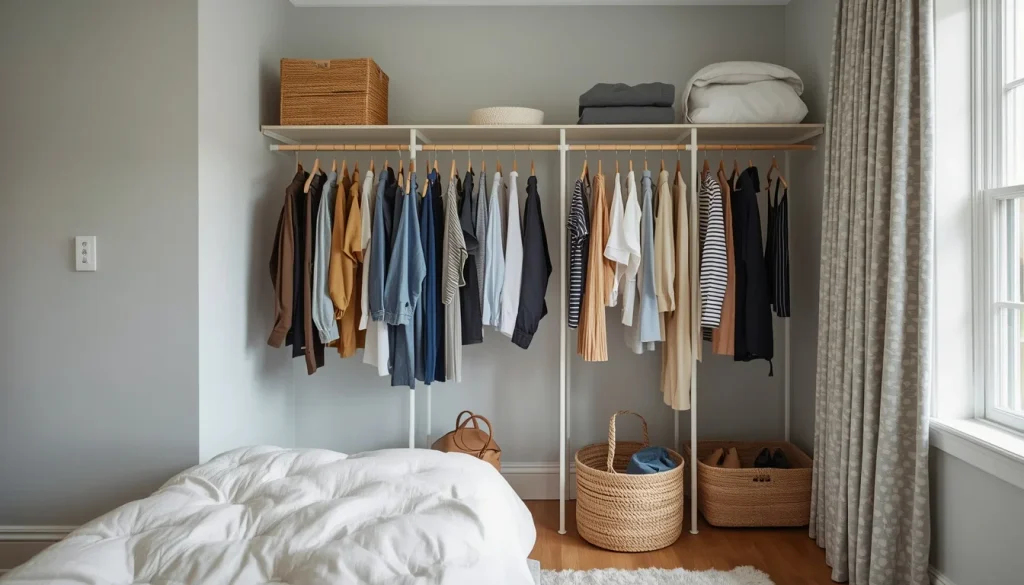 Create a Closet in an Empty Corner