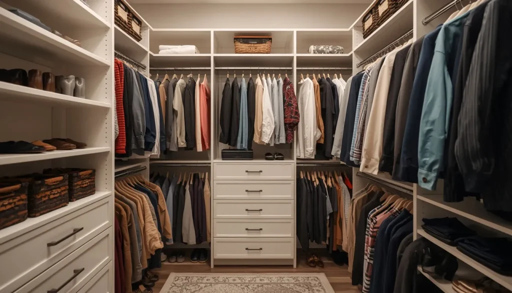 Create a Small Walk-In Closet
