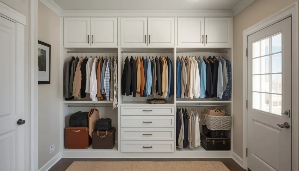 Floor-to-Ceiling Wall Closet
