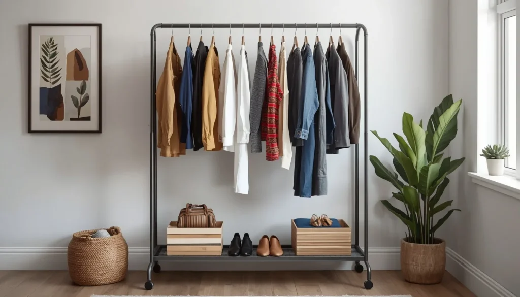 Freestanding Clothing Rack