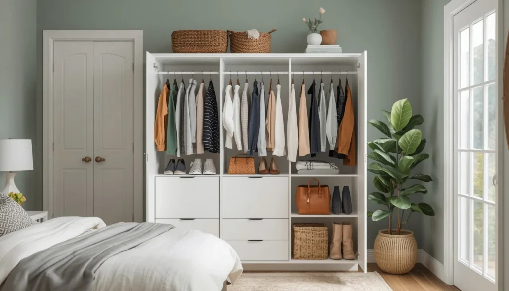 Freestanding Wardrobe or Armoire